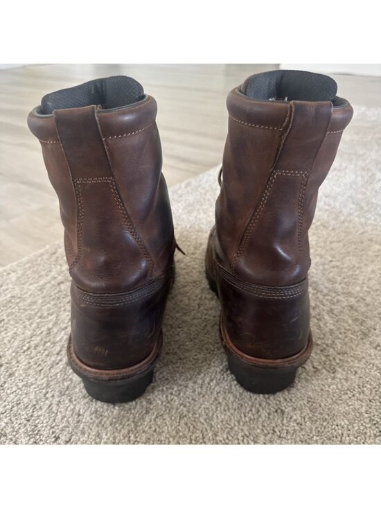 Red Wing  4200 Men Size 10 D Steel Waterproof Work Boots Irish Setters Brown main image 9